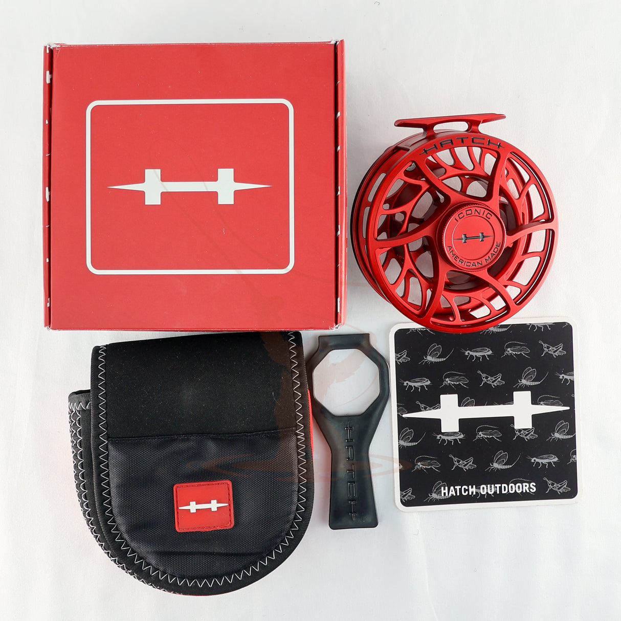 Sold - Hatch Custom Iconic 9+ Large Arbor Dragon's Blood - REEL1035