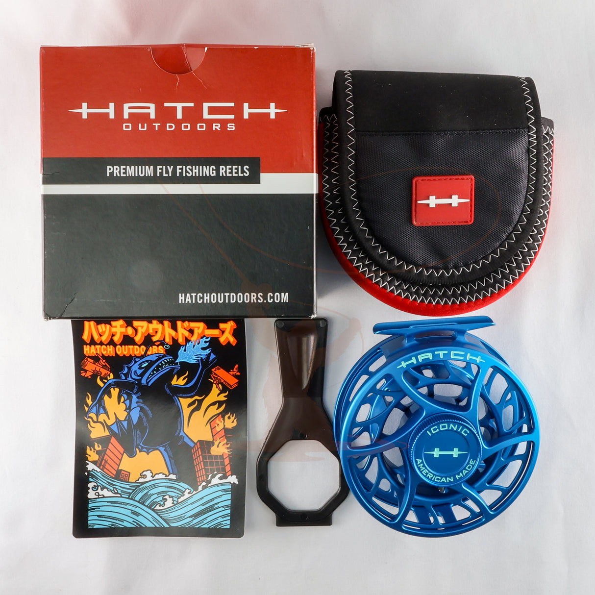 Hatch Custom Iconic 7+ Large Arbor Kaiju Blue with free shipping