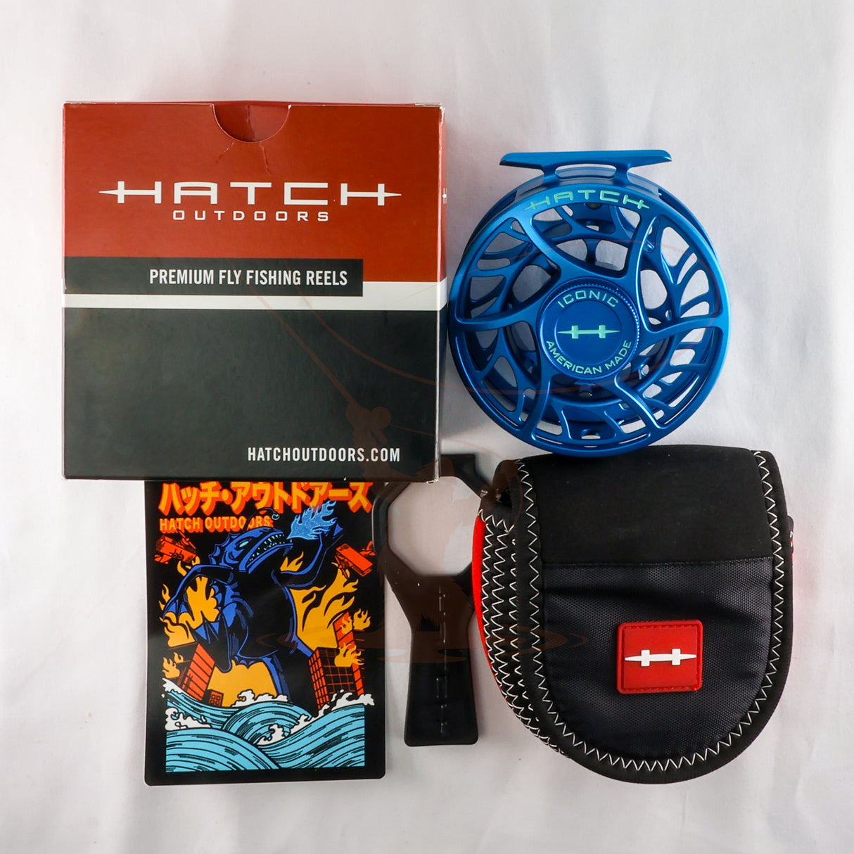 Hatch Custom Iconic 7+ Large Arbor Kaiju Blue with free shipping