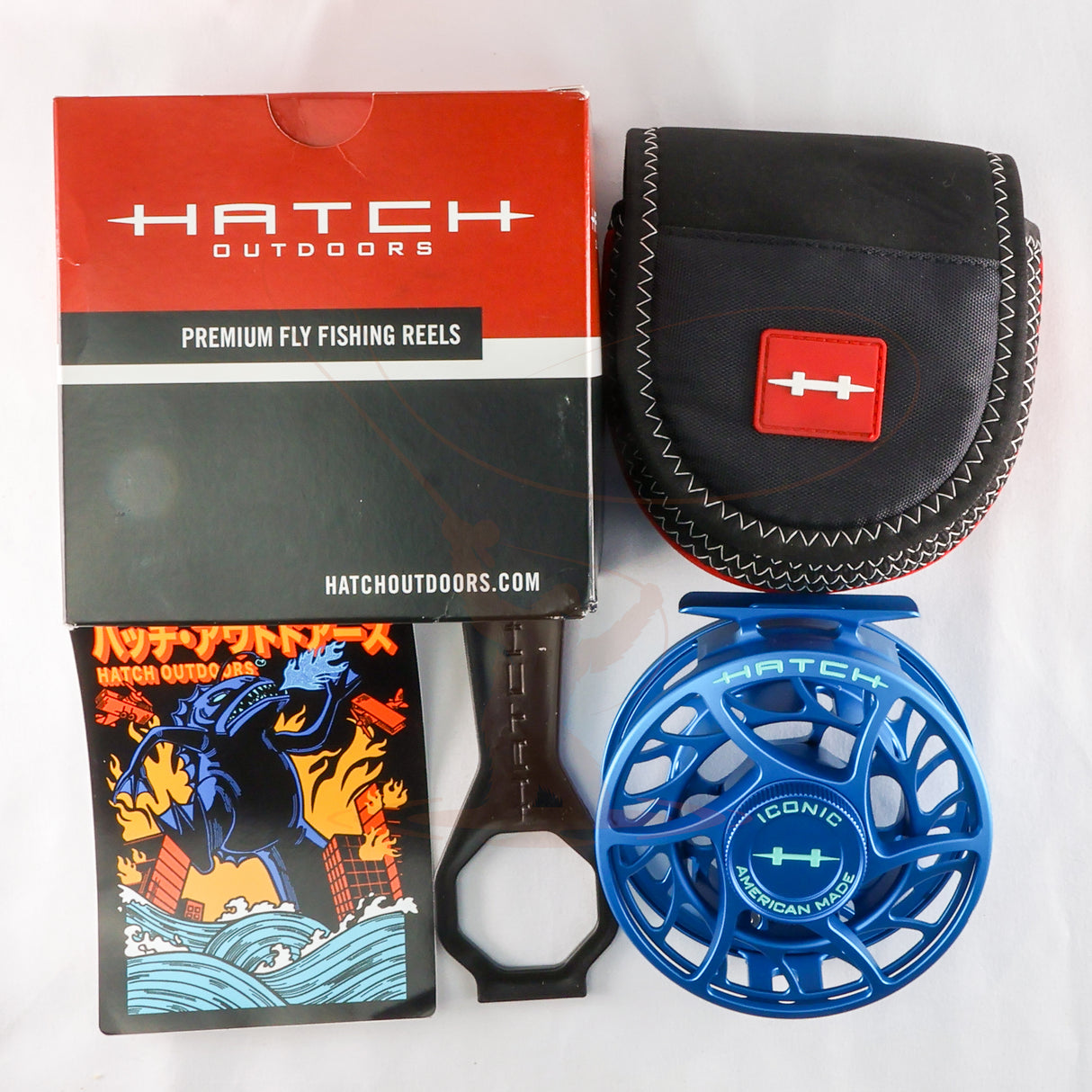Hatch Custom Iconic 7+ Large Arbor Kaiju Blue with free shipping