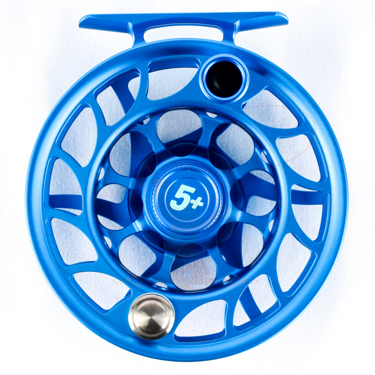 Used fly fishing reel Hatch Custom Iconic 5+ Large Arbor Kaiju Blue - REEL1058