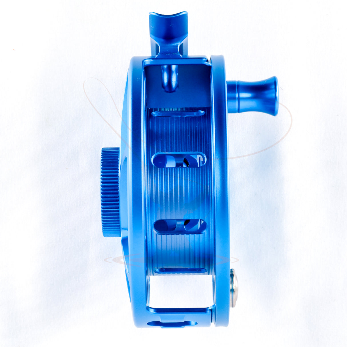 Used fly fishing reel Hatch Custom Iconic 5+ Large Arbor Kaiju Blue - REEL1058