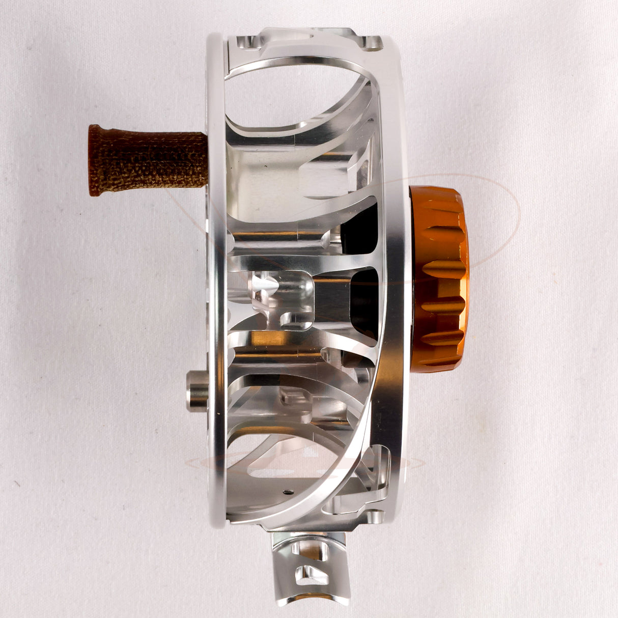 Used Ross Animas 5-6 fly fishing reel in platinum