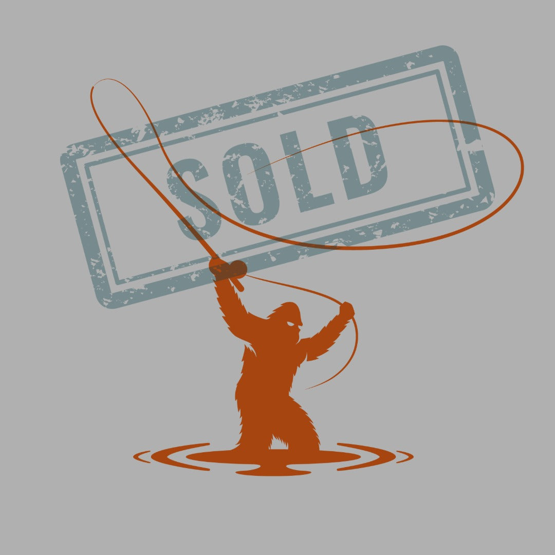 Sold sign with Squatchcaster logo