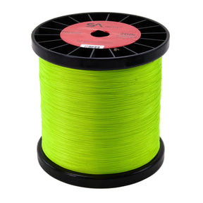 Spool of yellow fly line Dacron backing