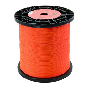 Spool of orange fly line Dacron backing