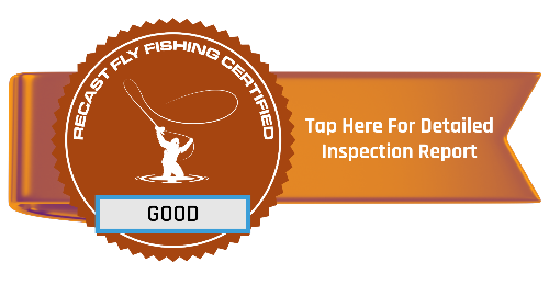 Certification icon with the text Good and tap here for detailed inspection report