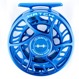 Used fly fishing reel Hatch Custom Iconic 5+ Large Arbor Kaiju Blue - REEL1058
