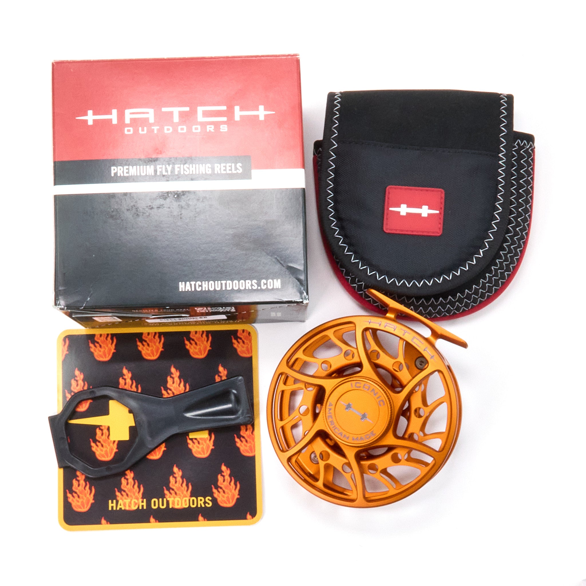 Hatch Custom Iconic 7+ Mid Arbor - REEL1119 – Recast Fly Fishing