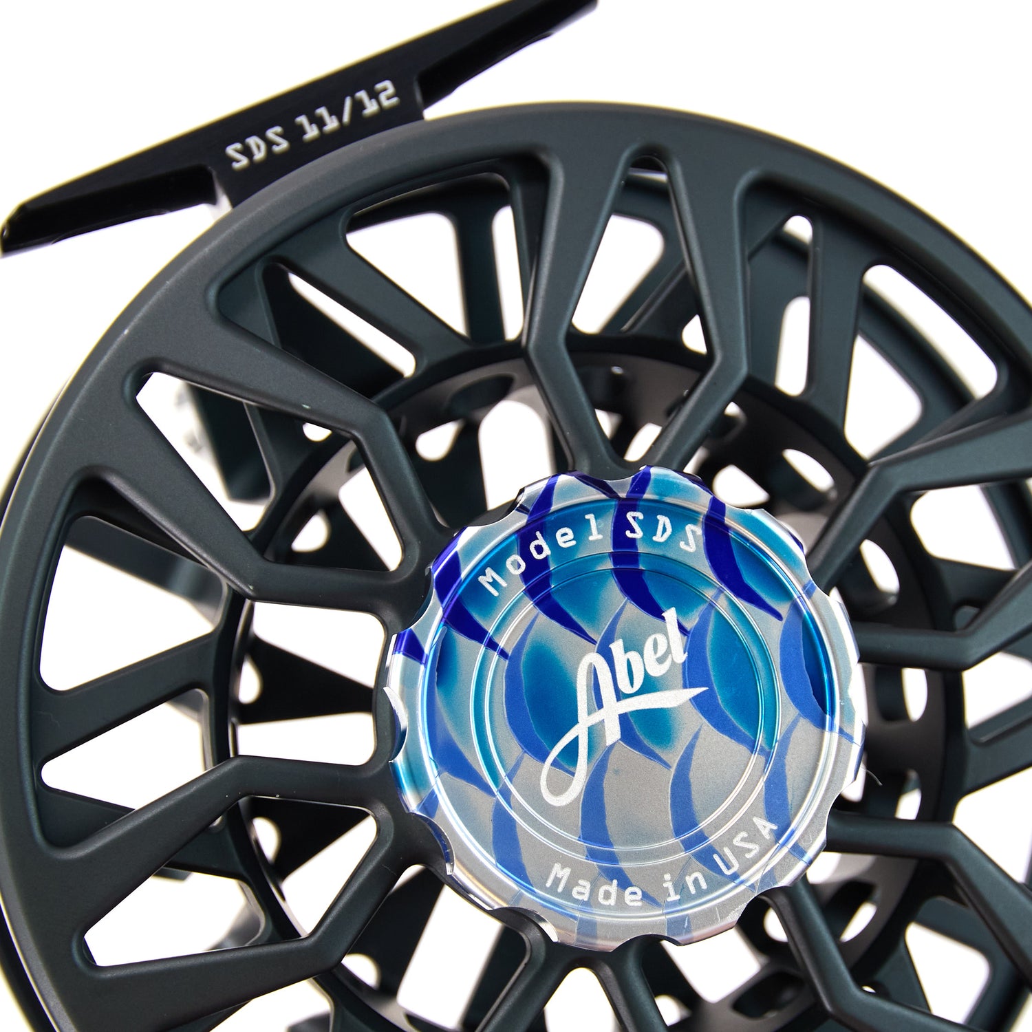 Abel SDS 11/12 Fly Reel Ported Black / 11/12