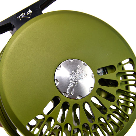 abel fly reels used SDS - 7/8 - Satin Slate Grey drag knob and foot made of 6061 Custom Abel TR Fly Reel