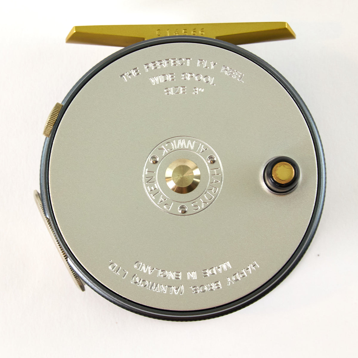 Hardy 1921 Wide Spool Perfect Fly Reel 3" in Like New condition