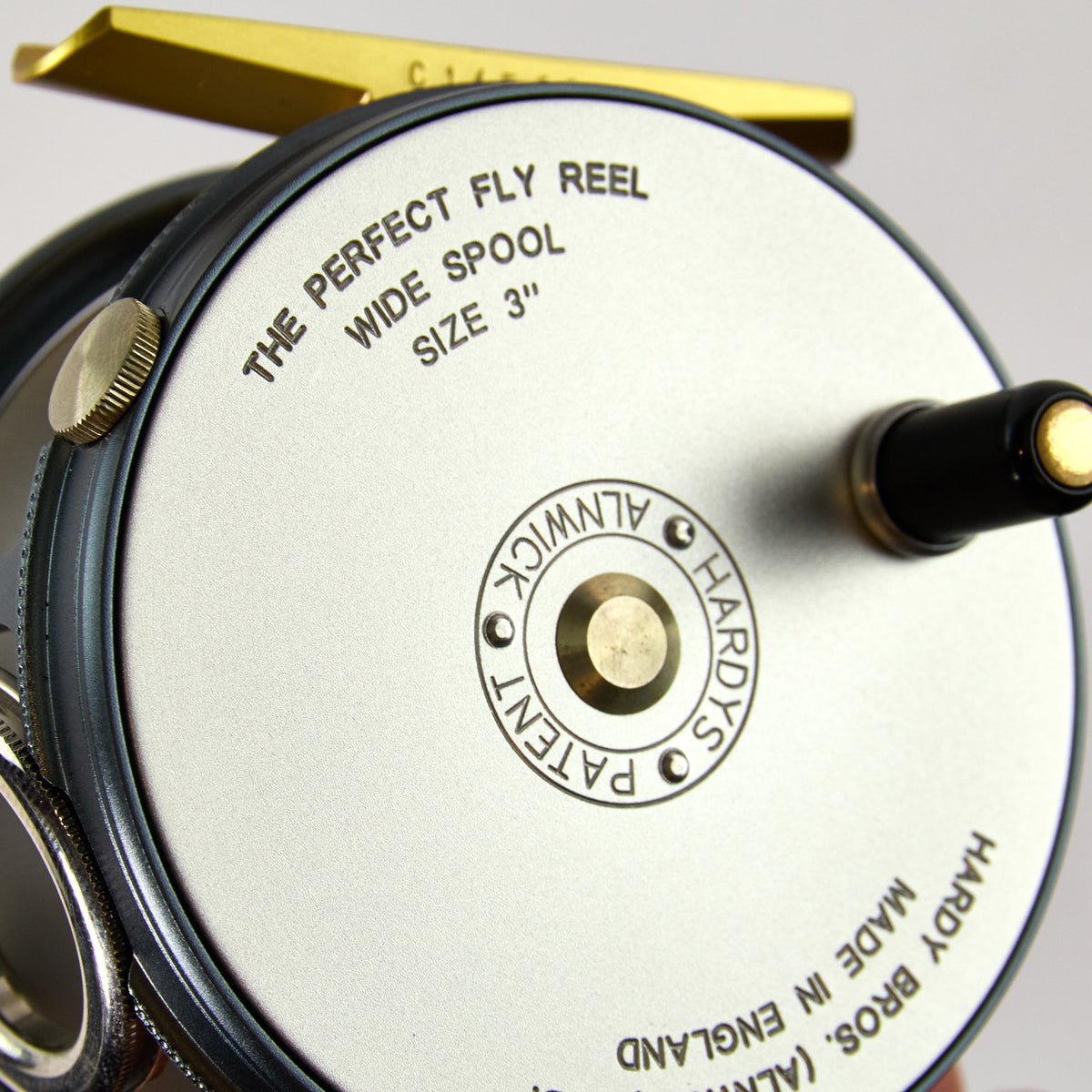 Hardy 1921 Wide Spool Perfect Fly Reel 3" in Like New condition
