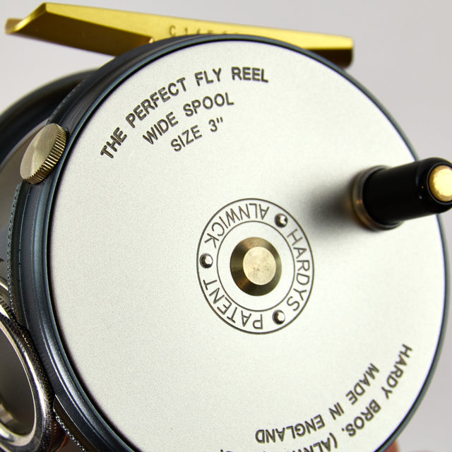 Hardy 1921 Wide Spool Perfect Fly Reel 3" in Like New condition