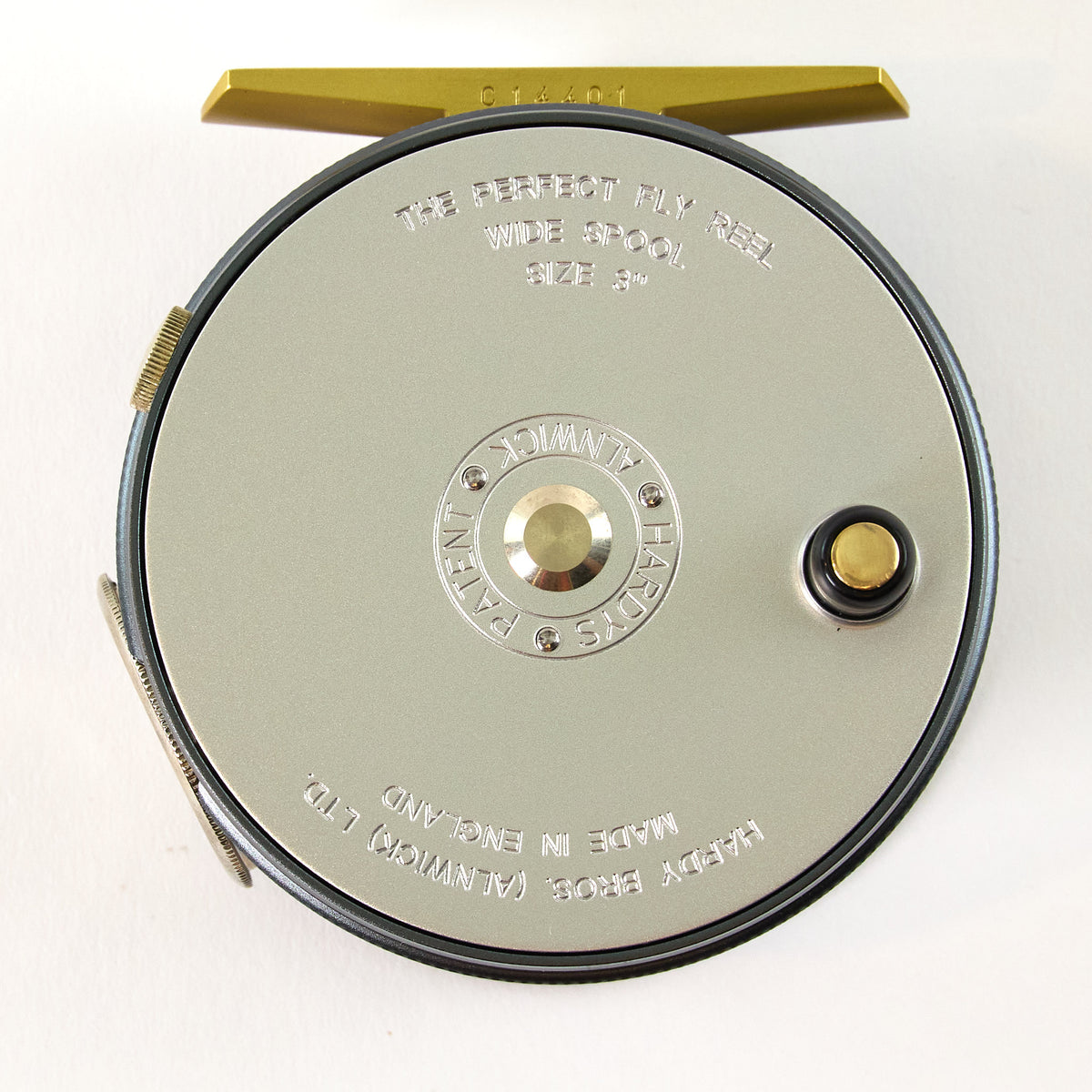 Hardy 1921 Wide Spool Perfect Fly Reel 3" in Like New condition