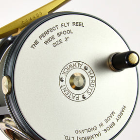 Hardy 1921 Wide Spool Perfect Fly Reel 3" in Like New condition