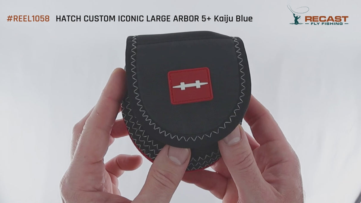 Hatch Custom Iconic 5+ Large Arbor Kaiju Blue - REEL1058